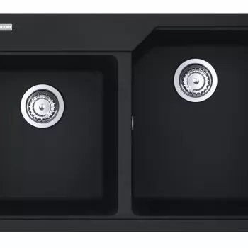 Chiuveta bucatarie Franke Urban UBG 620-36-33 doua cuve 780x500mm fragranite Matte Black imagine
