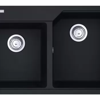 Chiuveta bucatarie Franke Urban UBG 620-36-33 doua cuve 780x500mm fragranite Nero imagine