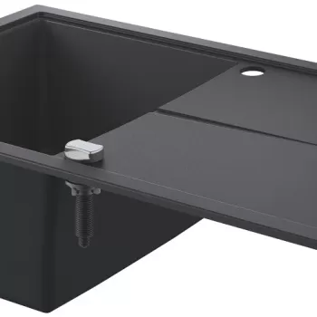 Chiuveta bucatarie Grohe K400 50 -C 780x500mm compozit granite black imagine