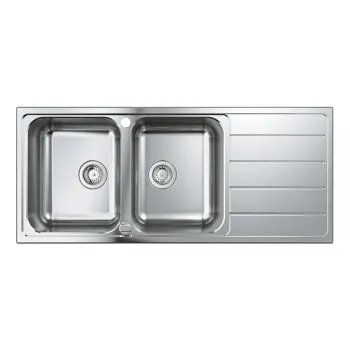 Chiuveta bucatarie Grohe K500 80 -S 116/50 2.0 rev  1160x500 mmm  reversibila  inox imagine