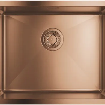 Chiuveta bucatarie Grohe K700U 60  540x440mm  montare sub blat  inox  brushed warm sunset imagine