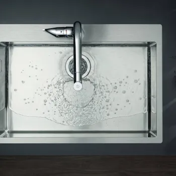 Chiuveta bucatarie Hansgrohe S711-F660 cu 1 cuva 760x500mm inox imagine