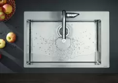Chiuveta bucatarie Hansgrohe S711-F660 cu 1 cuva 760x500mm inox imagine