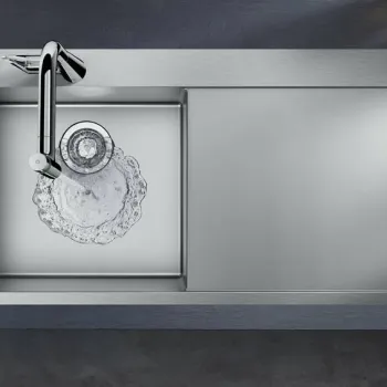 Chiuveta bucatarie Hansgrohe S715-F450 1045x510mm picurator stanga inox imagine