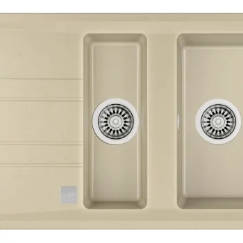 Chiuveta bucatarie tegranit Teka Stone 60B TG 1 1/2B 1D 1000x510mm Topasbeige imagine