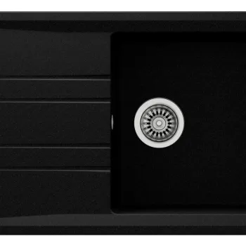 Chiuveta bucatarie tegranit Teka Stone 60L TG 1B 1D  1000x510mm  Schwartzmetallic imagine