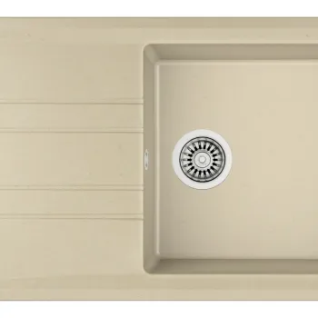 Chiuveta bucatarie tegranit Teka Stone 60L TG 1B 1D 1000x510mm Topasbeige imagine