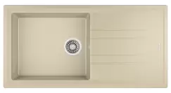 Chiuveta bucatarie tegranit Teka Stone 60L TG 1B 1D 1000x510mm Topasbeige imagine