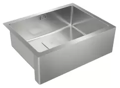 Chiuveta bucatarie Teka 60 M-XP 1B American Professional front inox masiv 595x468mm adancime cuva 20cm SilentSmart inox imagine