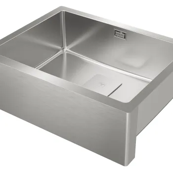 Chiuveta bucatarie Teka 60 M-XP 1B American Professional front inox masiv 595x468mm adancime cuva 20cm SilentSmart inox imagine
