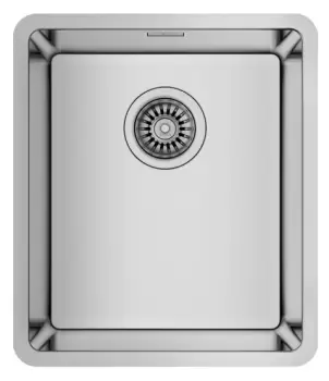 Chiuveta bucatarie Teka Be Linea RS15 34.40 cu 1 cuva montare sub blat 380x440mm inox imagine