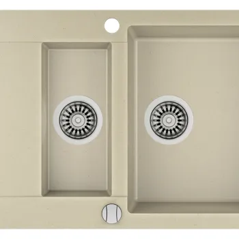 Chiuveta bucatarie Teka Clivo 60 B-TQ  800x495mm  tegranit Topasbeige imagine