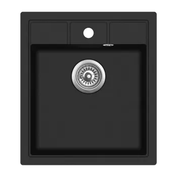 Chiuveta bucatarie Teka Easy Estela 45 S-TQ 1B 450x515mm Tegranite+ Negru imagine