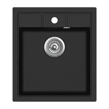 Chiuveta bucatarie Teka Estella 45 S-TQ 1B  460x515mm  tegranit Schwarzmetallic imagine