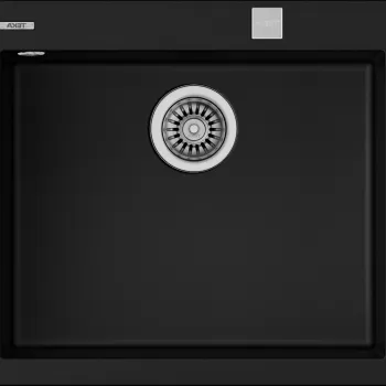 Chiuveta bucatarie Teka Forsquare 50.40 TG Q 570 x 500mm tegranit Black imagine