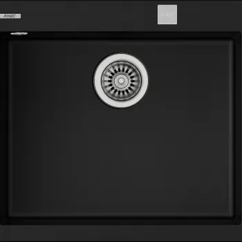 Chiuveta bucatarie Teka Forsquare 50.40 TG Q 570 x 500mm tegranit Black imagine