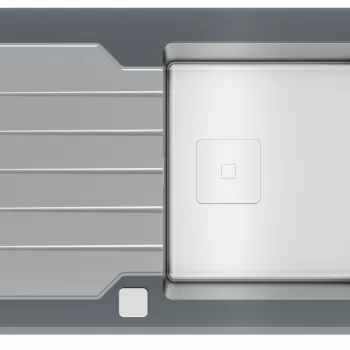 Chiuveta bucatarie Teka Premium RS15 1B 1D 86 860x510cm inox + sticla Stone Grey imagine