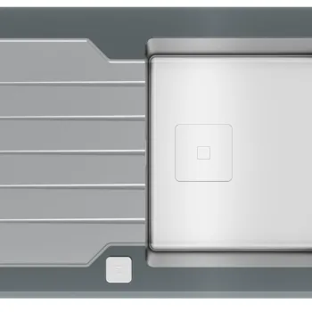 Chiuveta bucatarie Teka Premium RS15 1B 1D 86 860x510cm inox + sticla Stone Grey imagine