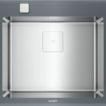 Chiuveta bucatarie Teka Premium RS15 1B 600x520mm inox + sticla stone grey imagine