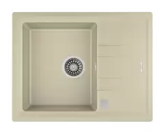 Chiuveta bucatarie Teka Stone 45S TG 1B 1D 650x510mm tegranit TopasBeige imagine