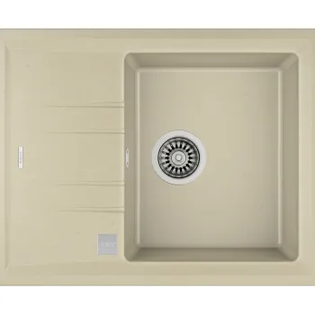 Chiuveta bucatarie Teka Stone 45S TG 1B 1D 650x510mm tegranit TopasBeige imagine