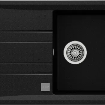 Chiuveta bucatarie Teka Stone 50B TG 1B 1D SM  860x510mm  tegranit Schwarzmetallic imagine