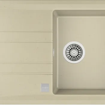 Chiuveta bucatarie Teka Stone 50B TG 1B 1D TB 860x510mm tegranit TopasBeige imagine