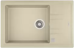 Chiuveta bucatarie Teka Stone 60 S TG 1B 1D TB 780x510mm tegranit TopasBeige imagine