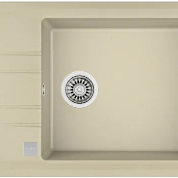 Chiuveta bucatarie Teka Stone 60 S TG 1B 1D TB 780x510mm tegranit TopasBeige imagine