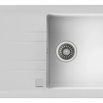 Chiuveta bucatarie Teka Stone 60L TG 1B 1D 1000x510mm White imagine