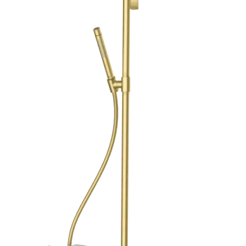 Coloana de dus Axor ShowerSolutions Select 350 1jet cu baterie termostatata 800 brushed brass imagine
