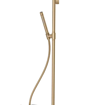 Coloana de dus Axor ShowerSolutions Select 350 1jet cu baterie termostatata 800 brushed bronze imagine