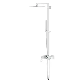 Coloana de dus Grohe Euphoria Cube System 230 cu baterie crom imagine