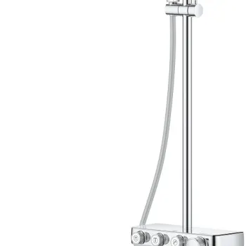 Coloana de dus Grohe Euphoria SmartControl System 310 Cube Duo cu baterie termostatata  crom imagine
