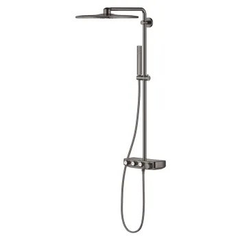 Coloana de dus Grohe Euphoria SmartControl System 310 Cube Duo cu baterie termostatata  hard graphite imagine
