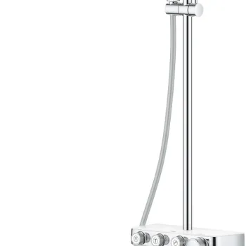 Coloana de dus Grohe Euphoria SmartControl System 310 Cube Duo cu baterie termostatata  moon white imagine