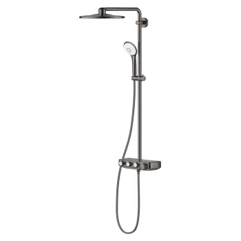 Coloana de dus Grohe Euphoria SmartControl System 310 Duo cu baterie termostatata hard graphite imagine