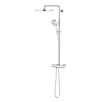 Coloana de dus Grohe Rainshower Rainshower SmartActive 310 cu baterie termostatata  111cm  crom imagine