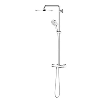 Coloana de dus Grohe Rainshower Rainshower SmartActive 310 cu baterie termostatata 111cm crom imagine