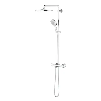 Coloana de dus Grohe Rainshower SmartActive 310 cu baterie termostatata  111cm  crom imagine