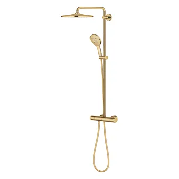 Coloana de dus Grohe Rainshower SmartActive 310 cu baterie termostatata  9 5l/min  cool sunrise imagine