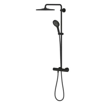 Coloana de dus Grohe Rainshower SmartActive 310 cu baterie termostatata  phantom black imagine