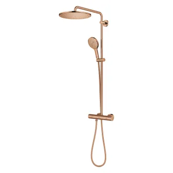 Coloana de dus Grohe Rainshower SmartActive 310 cu baterie termostatata  warm sunset imagine