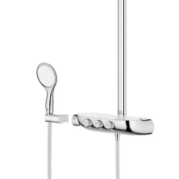 Coloana de dus Grohe Rainshower SmartControl 360 Duo cu baterie termostatata imagine