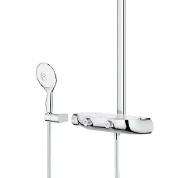 Coloana de dus Grohe Rainshower SmartControl 360 Mono cu baterie termostatata imagine