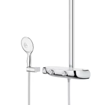 Coloana de dus Grohe Rainshower SmartControl 360 Mono cu baterie termostatata imagine