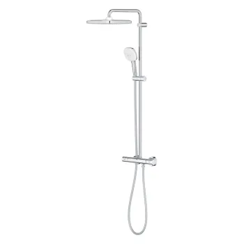 Coloana de dus Grohe Tempesta Cosmopolitan System 250 Cube   baterie termostatata  crom imagine