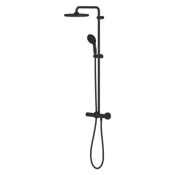 Coloana de dus Grohe Tempesta Cosmopolitan System 250 Cube cu baterie termostatata 101cm matte black imagine