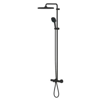 Coloana de dus Grohe Tempesta Cosmopolitan System 250 Cube cu baterie termostatata  matte black imagine