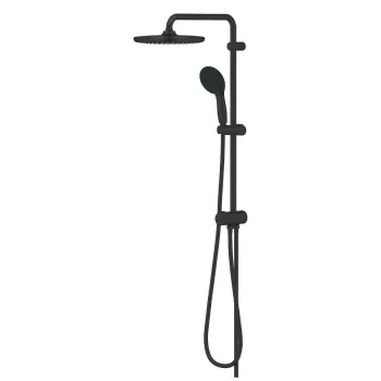 Coloana de dus Grohe Tempesta System 250 3 Flex cu divertor fara baterie matte black imagine